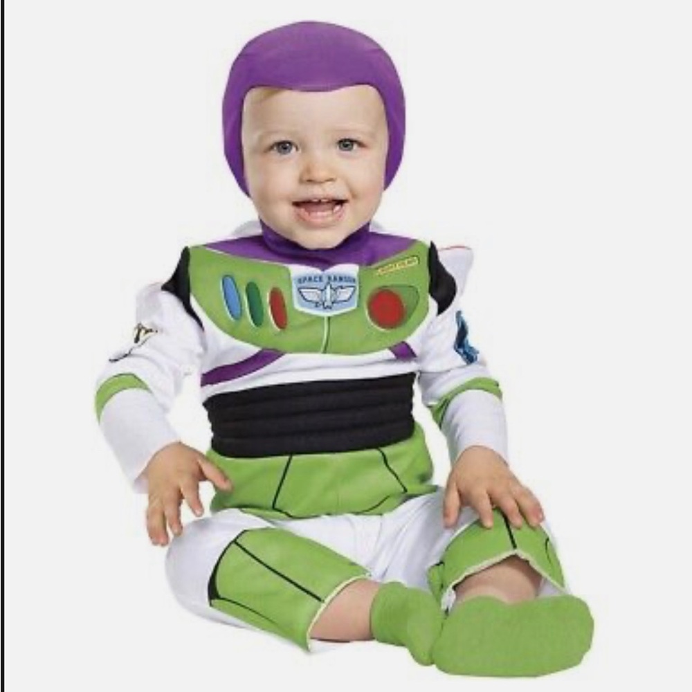 Disney Buzz Lightyear Costume - Purple, Green, White